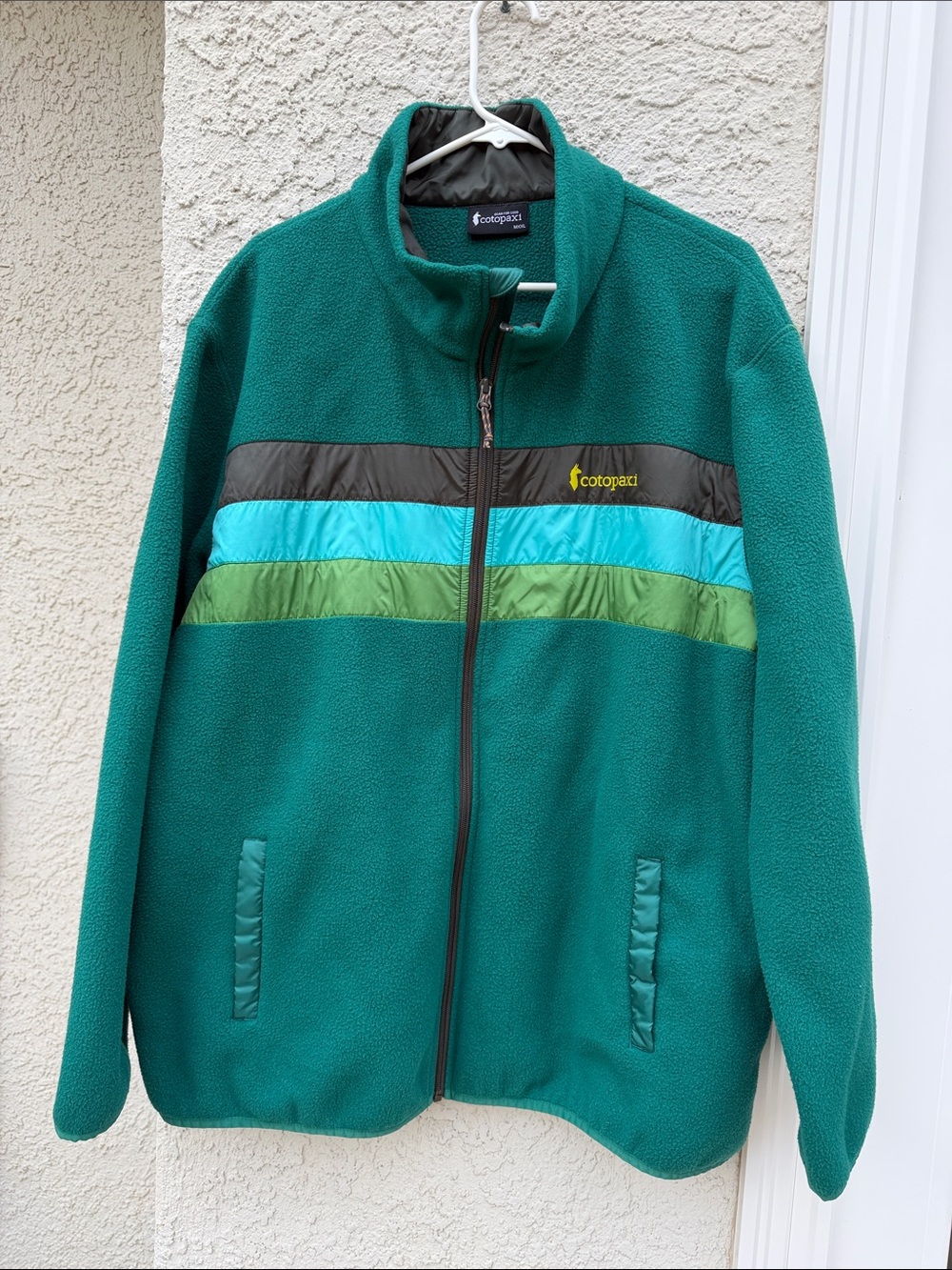 Cotopaxi Men's Teca Full Zip Teal Green Fleece Jacket Size XXL